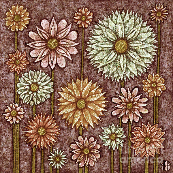 African Orange Daisy Tapestry Metal Print by Amy E Fraser - Pixels