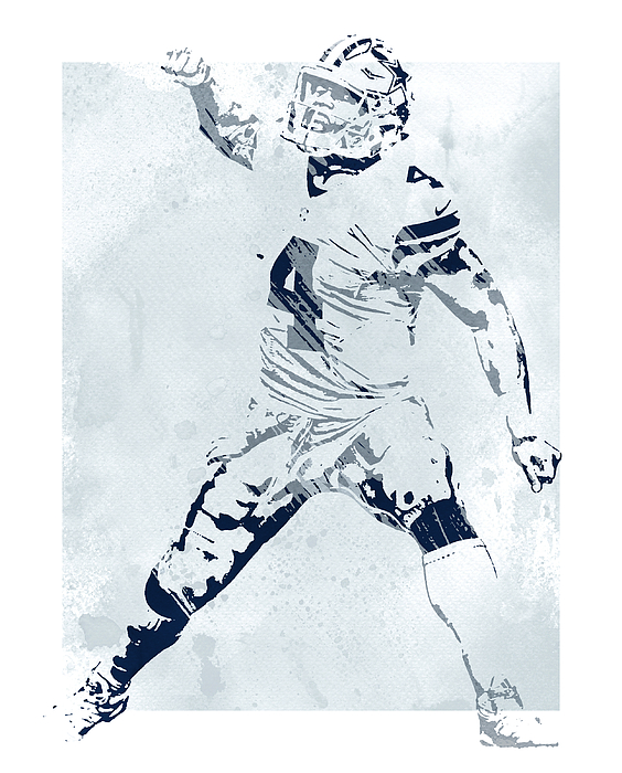 Dak Prescott DALLAS COWBOYS OIL ART SERIES 3 iPhone X Case by Joe Hamilton  - Fine Art America