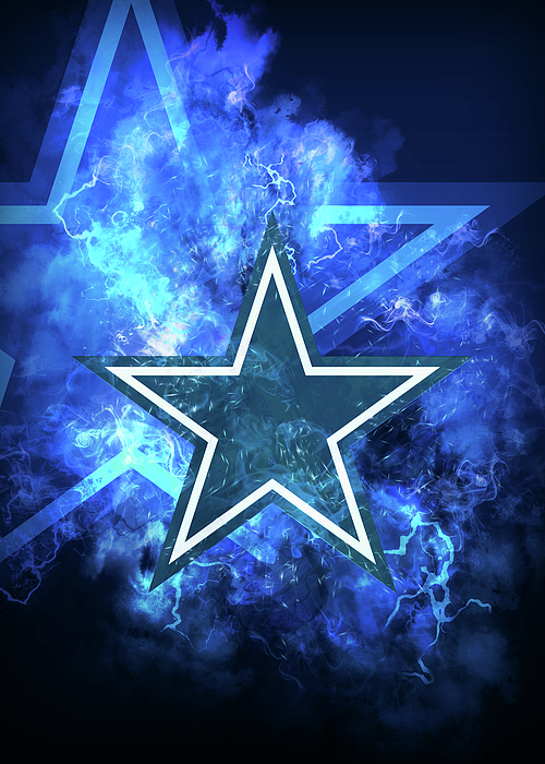 Dallas Cowboys Lighting Jigsaw Puzzle by Leith Huber - Pixels