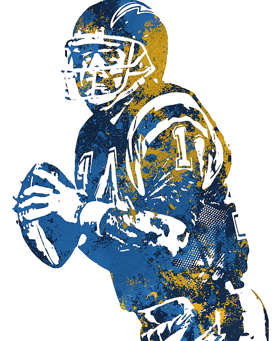 Dan Fouts Los Angeles Chargers Chargers Pixel Art 1007 iPhone Case