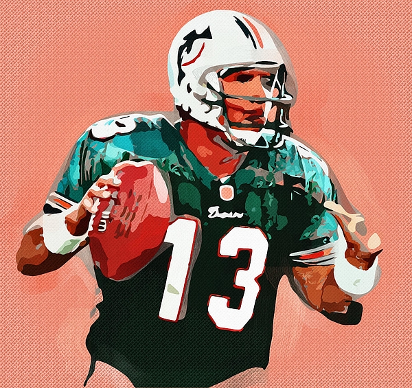 NFL Football Dan Marino quarterback for the Miami Dolphins Stock