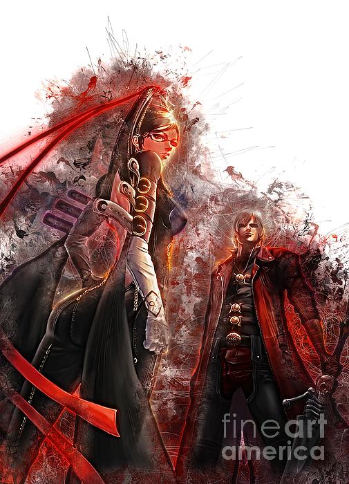 Dante Devil May Cry Anime Manga Wall Poster Scroll