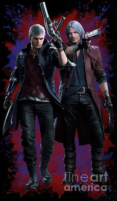 Dante and Nero - Devil May Cry 5 | Art Board Print