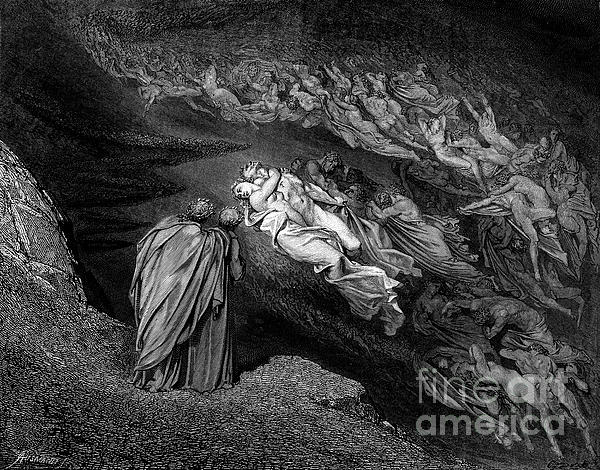 Dante Inferno by Dore t50 Ornament by Historic illustrations - Pixels