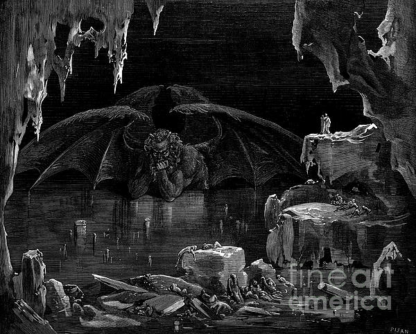 Dante Inferno by Dore t50 Ornament by Historic illustrations - Pixels