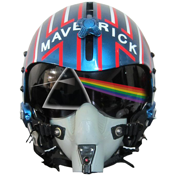 Dark Side Of The Maverick Helmet Top Gun Weekender Tote Bag by 