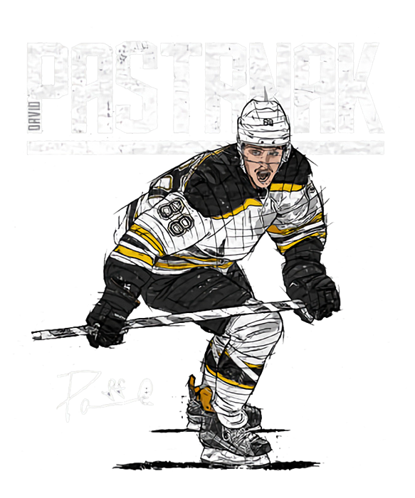 david pastrnak winter classic Greeting Card for Sale by kmarn93