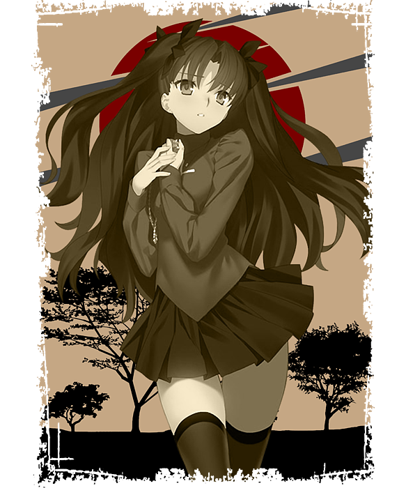 Mens Best Fate Rin Stay Tohsaka Night Gift Movie Fans by Anime Chipi