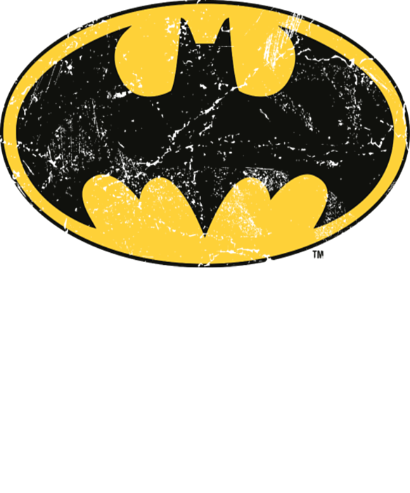 DC Comics Batman Logo Used Look Sticker 