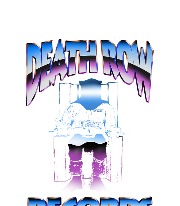 Death Row Records Chrome Logo T-Shirt by Charli Lilah | Pixels