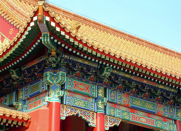 Decorative Rooftop in The Forbidden City China Jigsaw Puzzle by Sam ...