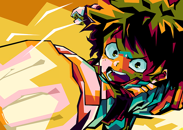Deku in wpap Poster Jigsaw Puzzle by Jennifer Tony - Fine Art America