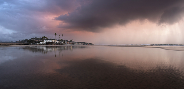 William Dunigan - Del Mar Clouds and Rain at Sunset