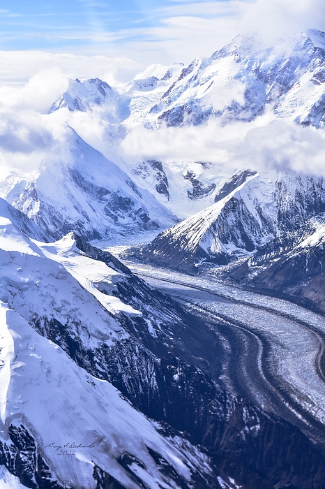 Gary F Richards - Denali Glacier S1 Ariel View