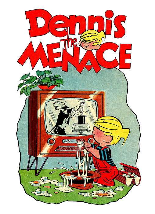 Dennis The Menace Duvet Cover by Henry Let - Fine Art America