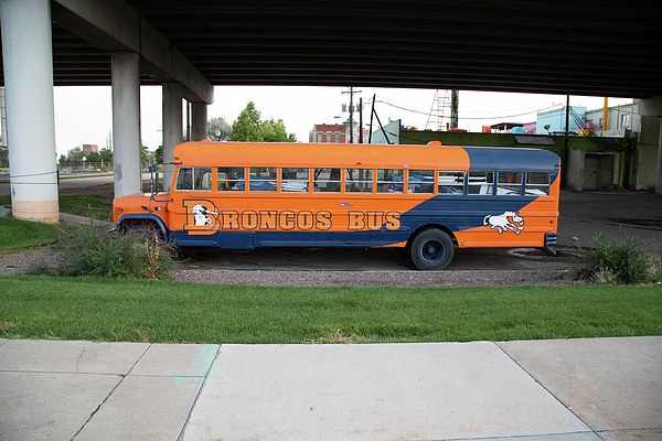 Denver Broncos Fan Bus Onesie by Eldon McGraw - Fine Art America