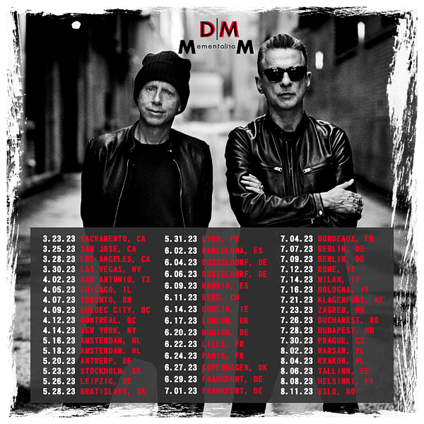 Depeche Mode Memento Mori World Tour Date 2023 Kt55 Sticker by Kalim  Tarihoran - Pixels