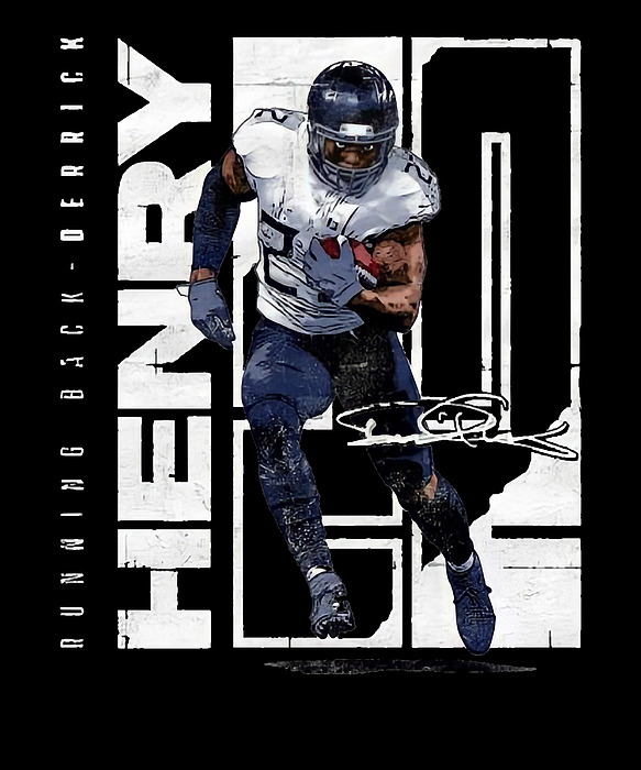 Ball NFL Tennessee Titans Player Derrick Henry Derrickhenry Derrick Henry  Derricklamarhenryjr. by Wrenn Huber