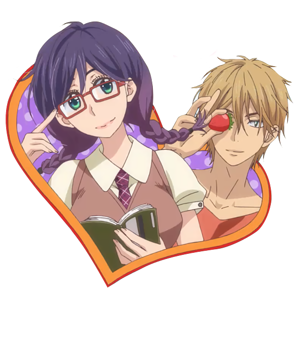 Design Shinomiya And Kae Couple Kiss Him Not Me Anime Gifts For Fans  Greeting Card by Anime Art