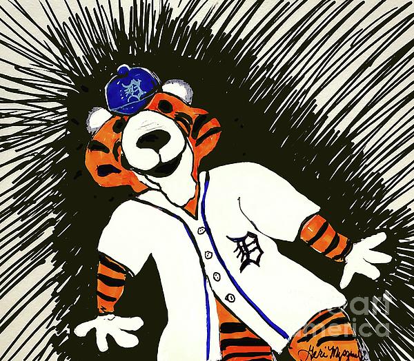 Detroit Tigers PAWS Mascot Jigsaw Puzzle by Geraldine Myszenski - Fine Art  America