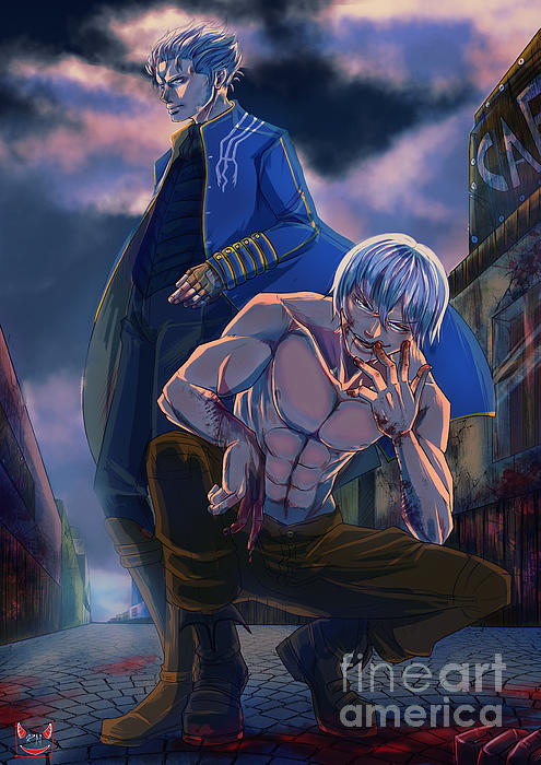 Capcom x B-Side Label Sticker: Devil May Cry 20th Vergil