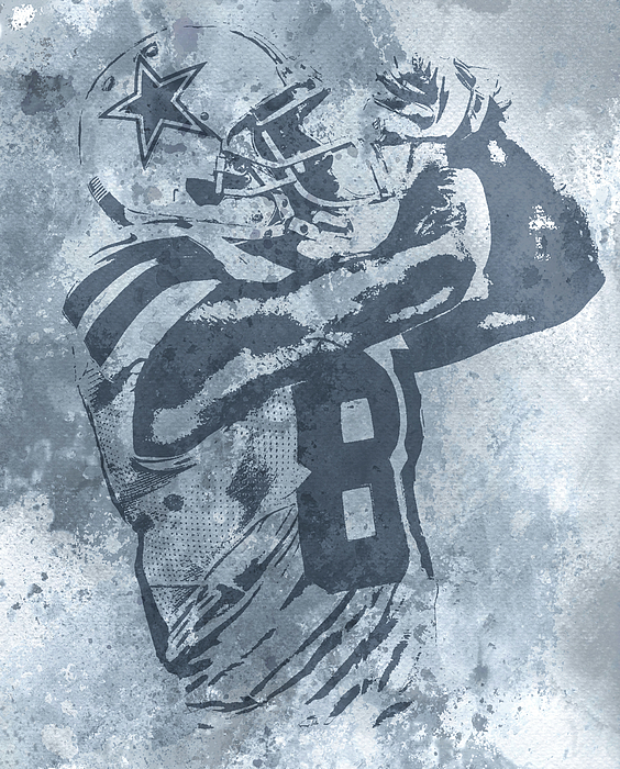 Dez Bryant Dallas Cowboys Art by Joe Hamilton