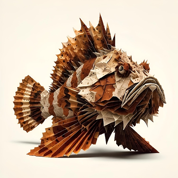 Alberto Capitani - Digital Origami Scorpionfish