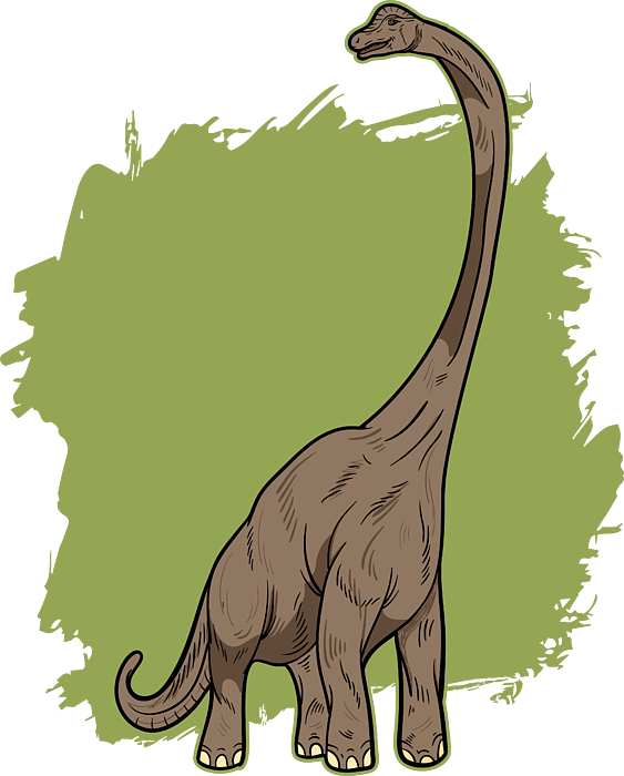 brachiosaurus clipart house