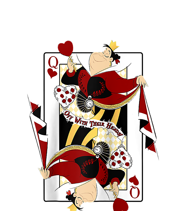 https://images.fineartamerica.com/images/artworkimages/medium/3/disney-alice-in-wonderland-queen-of-hearts-playing-card-raglan-baseball-klydel-nyla-transparent.png