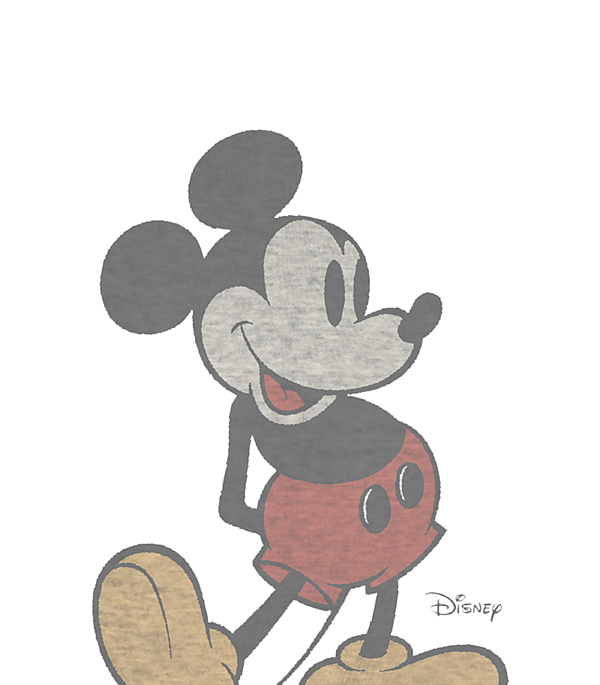 Classic Mickey Mouse Illustration PNG