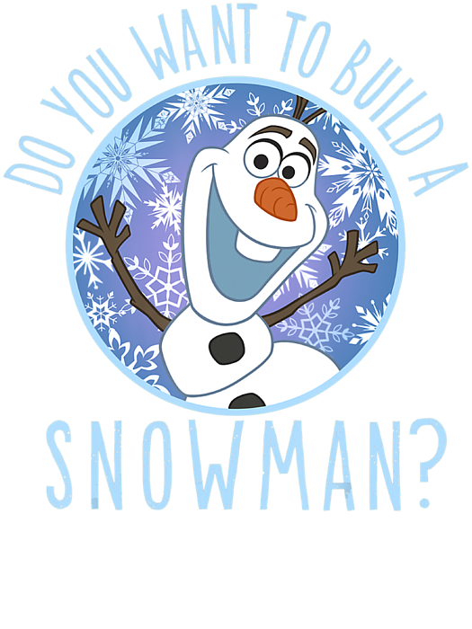 Disney Frozen Olaf Do You Want To Build A Snowman Sticker by Lang