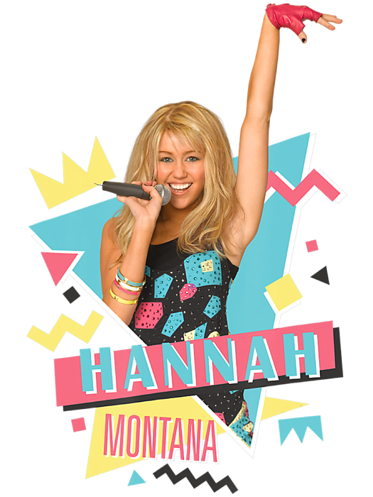 Hannah Montana, Disney, scrapbook stickers, orange background