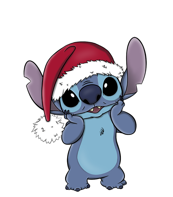 Disney Lilo Stitch Christmas Santa Hat Stitch 1 Ornament by Eoghaa ...