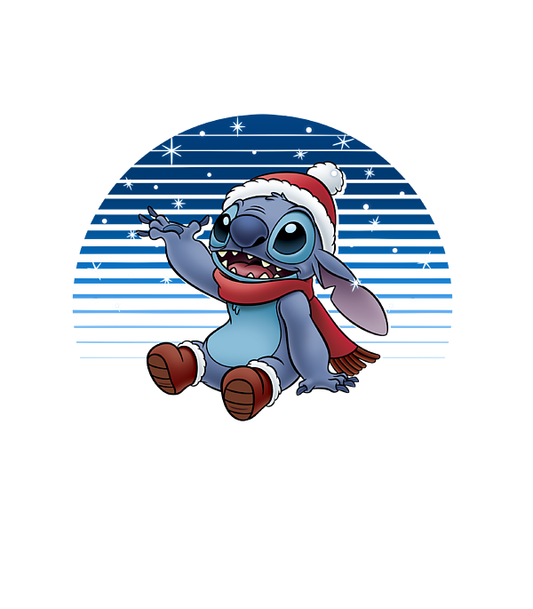 Lilo and Stitch: CHRISTMAS SANTA STITCH CHRISTMAS STOCKING - New!
