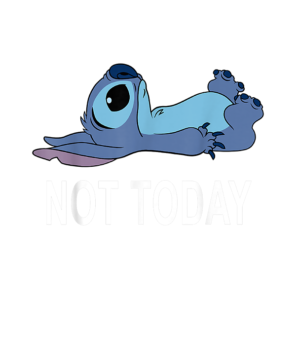 Disney Lilo Stitch Not Today Stitch Sticker by Teo Sewa - Pixels