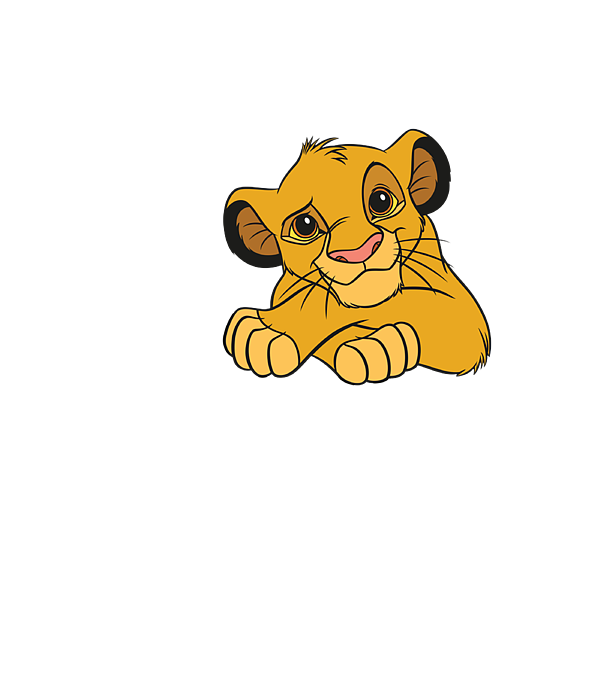 Disney Lion King Classic No Worries Simba Greeting Card by Greg Avaa