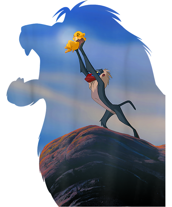 Disney Lion King Mufasa Silhouette Pride Rock Rafiki Simba T Shirt For Sale By Ras Kira