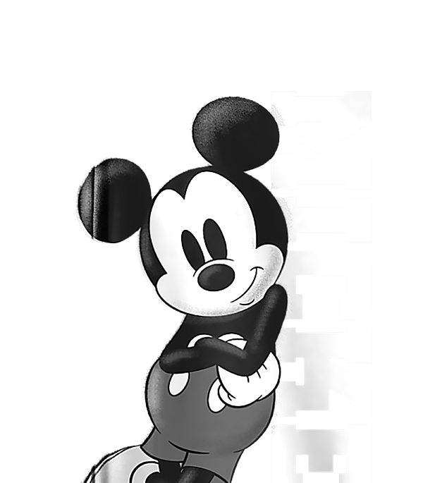 Disney Mickey And Friends Mickey Mouse Lean Sticker by Laia Erin - Pixels