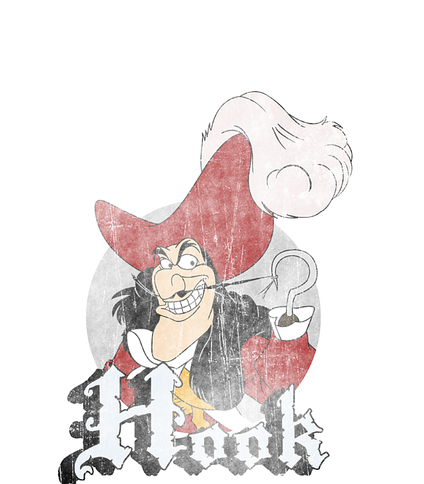 Disney Peter Pan Captain Hook Mischievous Smile Circle Logo2 Toddler T-Shirt  by Trimx Moana - Fine Art America