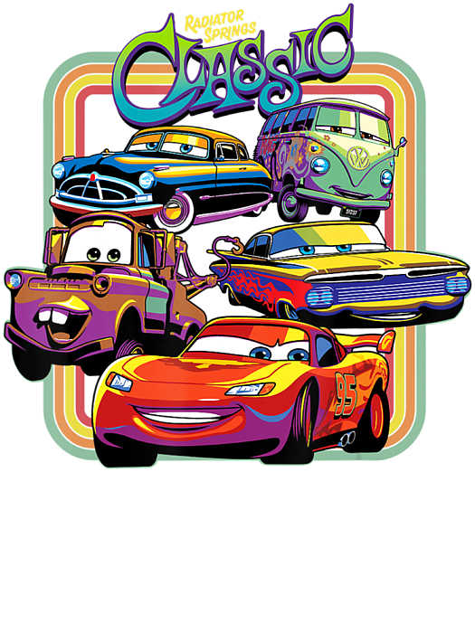 Disney Pixar Cars Static Stickers set of 2 for Other Cute Stuff