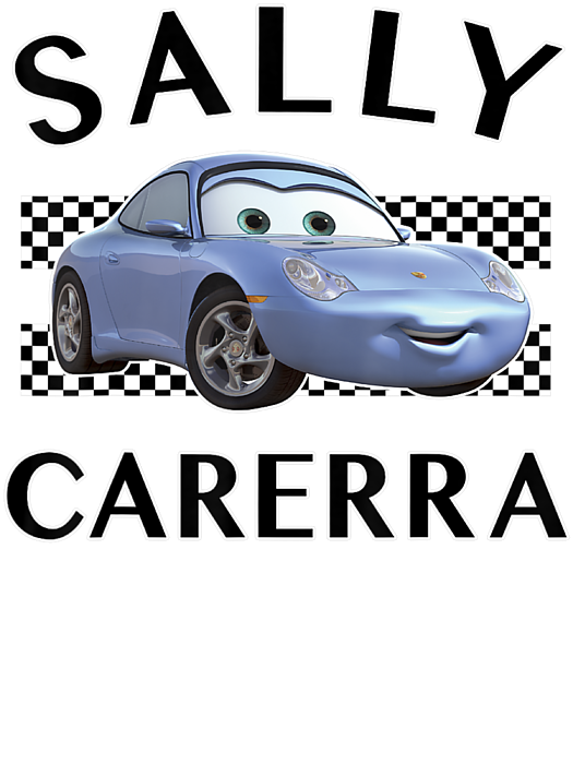 Disney Pixar Cars Sally Carerra Finish Sticker
