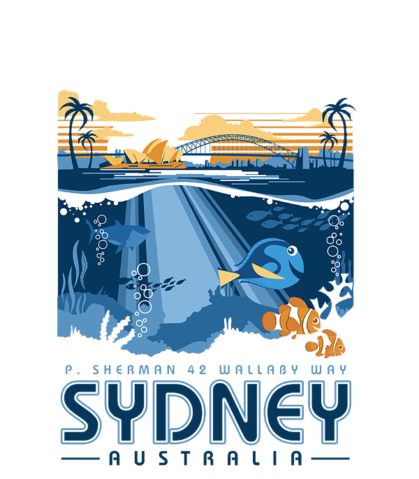 Disney Pixar Finding Nemo Sydney Australia2 Sticker by Balilv Kiana ...