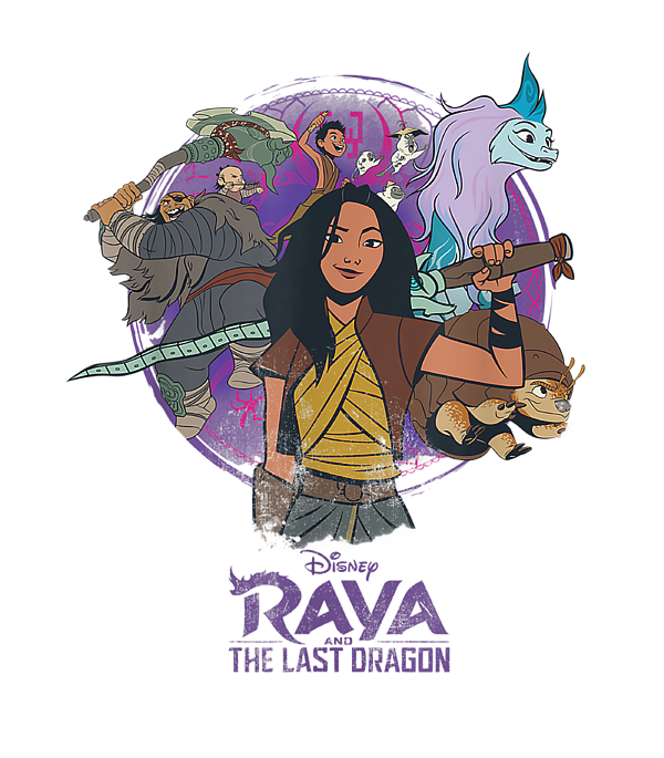 Disney Raya and the Last Dragon Raya and Crew Yoga Mat by Cillian Elyna ...