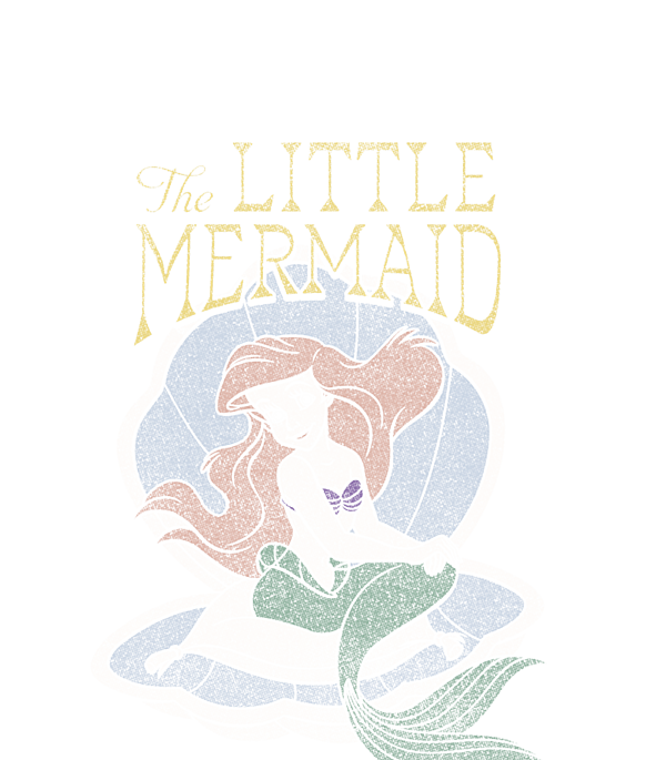 Disney The Little Mermaid Ariel Shell T-Shirt by Guy Hilda - Pixels