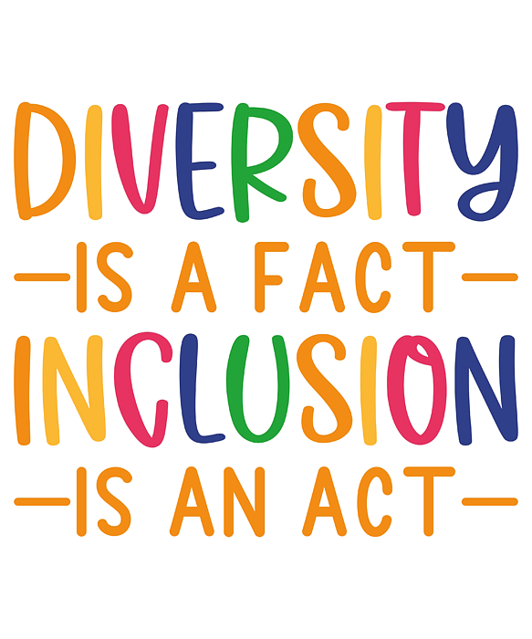 Diversity is a Fact Inclusion is an Act Activist Greeting Card by ...