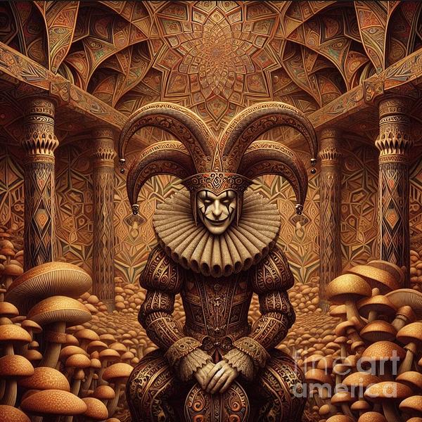 DMT Jester hot - Canvas Print