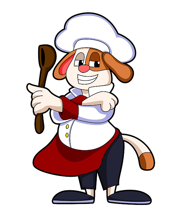 Chef hat with Wooden spoon Painting by Markus Schnabel - Fine Art America