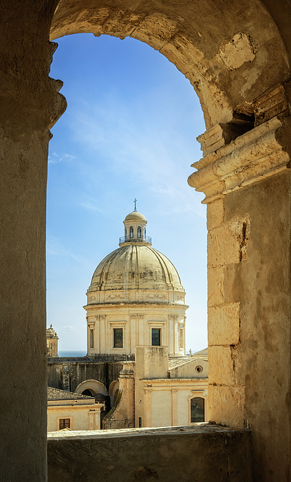 Joan Carroll - Dome of Noto Cathedral Sicily Italy