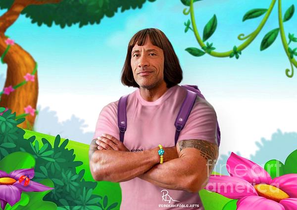 the rock with dora hair｜TikTok Search