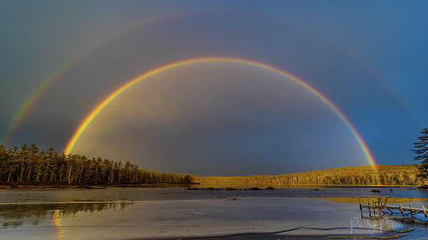 Ron Risman - Double Rainbow on Northeast Pond